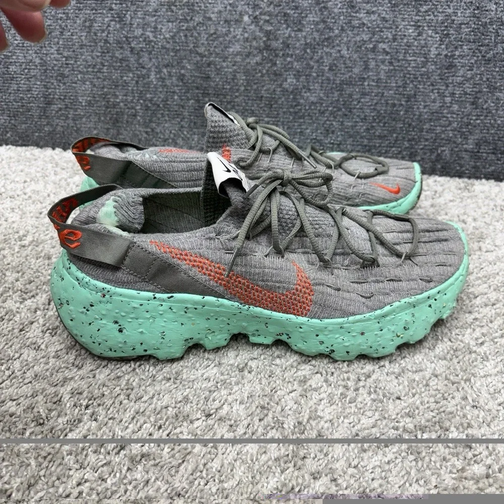 Nike Space Hippie 04 Sneakers Gray Green Shoes CZ6398-020 men's size 11
